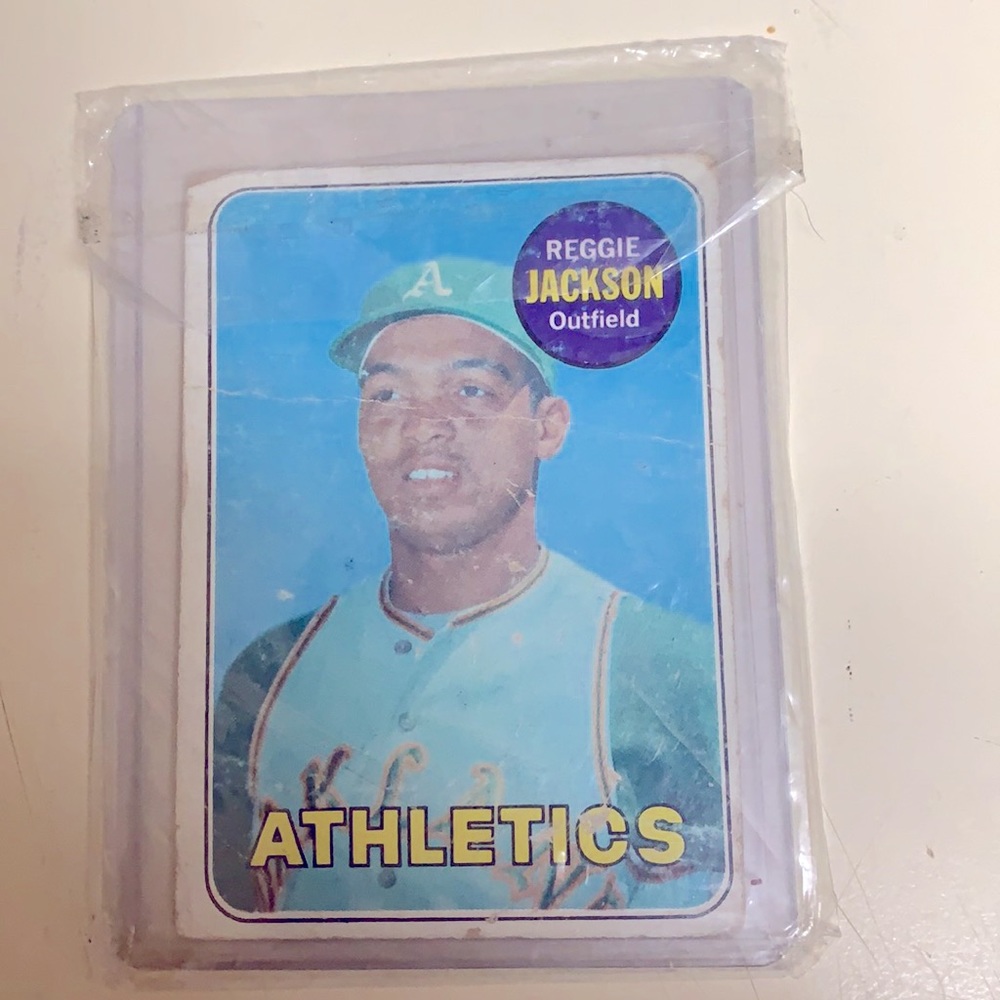 1969 topps reggie jackson rookie card #260